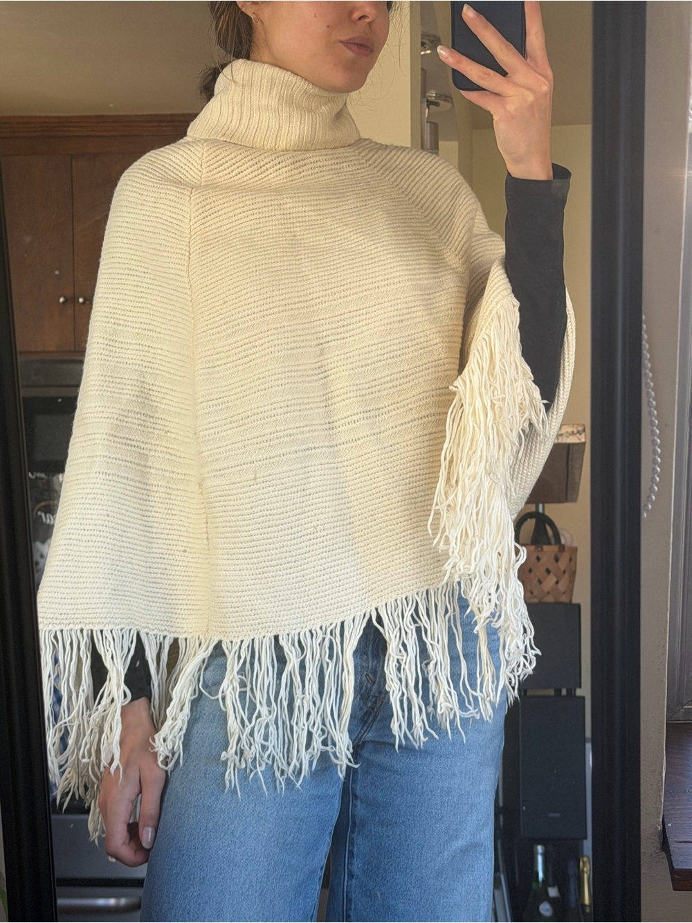 Merino Wool Poncho
